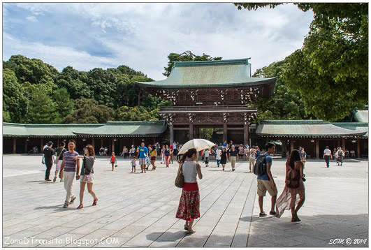 Templo Meiji visita Tokio