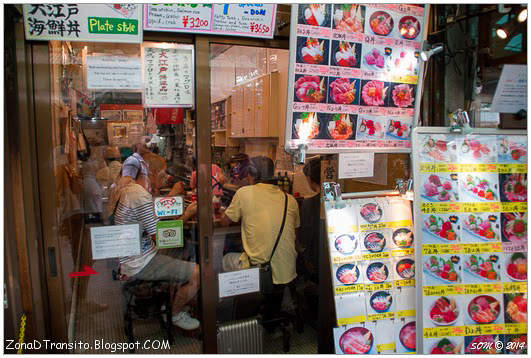 Restaurantes tokio mercado 