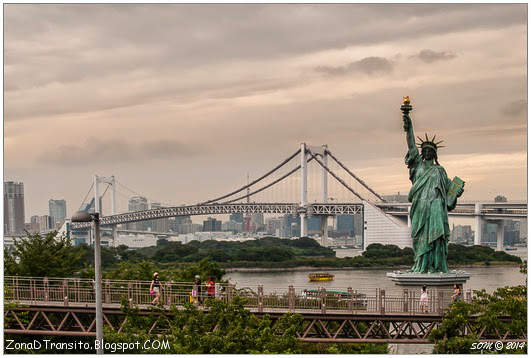 Estatua libertad tokio Odaiba