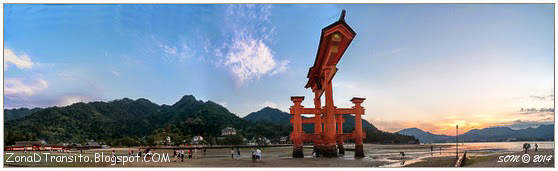 Torii rojo de Miyajima 