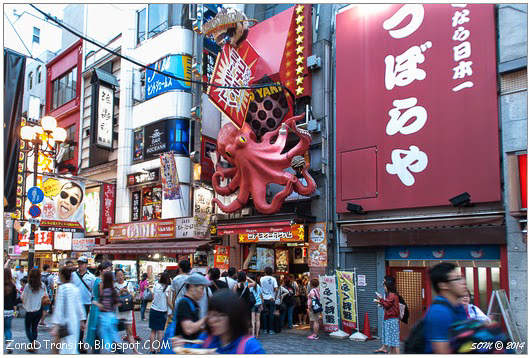 Calle principal de Osaka Dotonbori