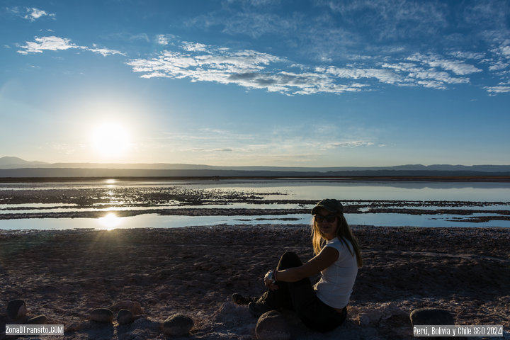 Atardecer en la Laguna Tebinquiche.