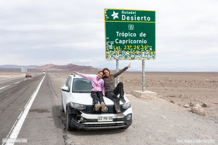 Trópico Capricornio. Desierto de Atacama